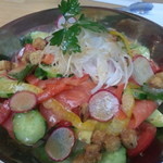 平成軽井澤食堂 - サーモンとアボカトのサラダ
