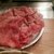 神楽坂 OSAKA きっちん - 料理写真:牛の焼きしゃぶ。これをこれから鉄板で焼いてもらいます。