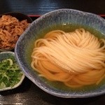 瀬戸内製麺710 - ひやかけ780円+牛肉トッピング200円　※2015年5月