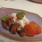 うぶか - 一品　ホタルイカ　ズワイ蟹