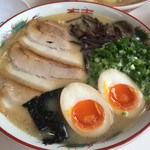 長崎楼 - 2015年5月下旬 煮玉子ラーメン大盛