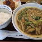 麺どころ いづみ - カレーうどん定食