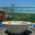 らー麺 ゴルジ - ラーメンとエミューのお尻