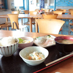 いただきさんの海鮮食堂 - 日替定食 (1050円) '15 4月中旬