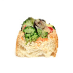 AZUR - 野菜のタルティーヌの断面 '15 4月中旬