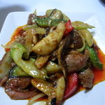 めだかタンタン - スパイシー牛肉炒め5/30　美味しかったです