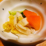 銀座　ふく太郎 - ●シュミレーション▶︎【29】お漬け物を食べると…→