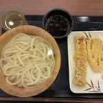 丸亀製麺 - 料理写真:釜揚げうどん・天ぷら２種