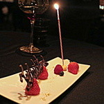 ガストロノミー ジョエル・ロブション - 店からのプレゼント/記念日サービス（蝋燭です！決して線香ではございません）