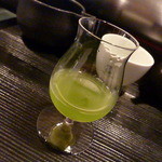 サロン デュ ジャポン マエダ - 二服目・・・大吟醸のグラスです。