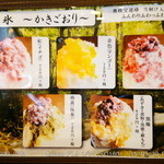 ハミルトン アール - 夏氷メニュー 