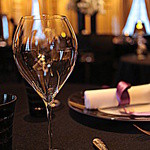 ガストロノミー ジョエル・ロブション - ピカピカに磨きあげられたワイングラス