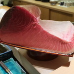 寿しの吉乃 - 2015/6 その日築地で最高価格で落札されたマグロ