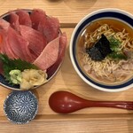 鮨とラーメン うおがしや 渋谷 - 