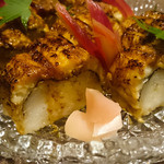 北新地 湯木 - 2015.5 伝助あなご 大阪寿司