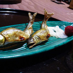 北新地 湯木 - 2015.5 若鮎の塩焼き