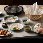 ふぐ料理 玄品 - 天然　7品　焼きふぐ
