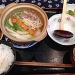 風乃詩 - 豚肉と白菜の小鍋定食