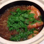 御田町 桃の木 - 2015　海老の土鍋春雨