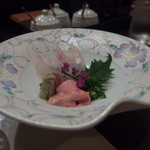 天ぷら　酒菜　醍醐 - カワハギのお造り　肝がいいね～