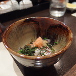 天ぷら　酒菜　醍醐 - 鯛の皮の和え物