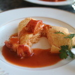 ザ・リッツ・カールトン東京 - フンワリとしたロブスターオムレツ（勿論お代わりも自由）