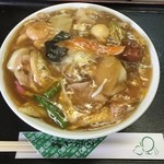 三和楼 - 『ダルー麺』様（750円）そうそう～このコッテリ餡かけ麺ば食べたかったとよ！