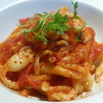 カイノヤ - 手打ちパスタ ピーチ 新にんにくフィーチャリング