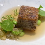 カイノヤ - 稚鮎の焼きリゾット