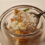 Vel  ROsier - 杏仁豆腐、杏露酒、ピンクグレープフルーツグラニテ