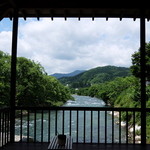 玉貴 - 寒河江川を眺めます