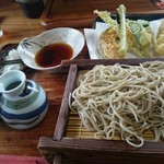 手打ちそば　不老庵 - 天せいろ