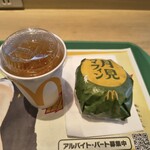 マクドナルド - ドリンク写真:月見マフィンセット