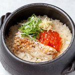 銀波 - ◆鮭ハラスといくらの土鍋御飯　