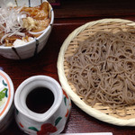 蝦夷前そばと豚丼 北堂 - 蕎麦とミニ豚丼のセット