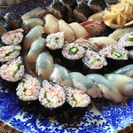 魚山人 - 〆のお寿司