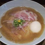 町田汁場 しおらーめん進化 - 煮干塩+しお味玉