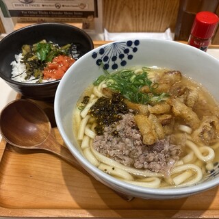 だし茶漬け+肉うどん えん_0