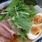 節系豚骨 麺場 三代目 - 鬼辛ラーメン950円（10倍）