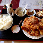中華料理 順和園 - 鶏のから揚げ定食 ¥７８０
                                大きいから揚げが８個！
                                お持ち帰り単品は１０個で¥９００