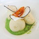 Al fornello da Ricci - 羊の乳のリコッタチーズを詰めたニョッキ