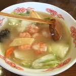 ラーメン 創作麺処 めん坊 - 海老あんかけラーメン