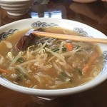 ラーメン 創作麺処 めん坊 - もやしの醤油あんかけそば