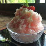 Hanutei - カキ氷 いちごミルク シロップは自家製です。