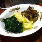 焼肉天国ヤールジャン - ナムル盛り合わせ