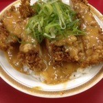 鶴はしラーメン - 四川風辛みそチキンカツ丼