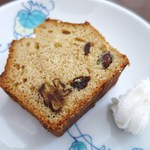 カフェ アリエ - キルシュ漬けドライフルーツのパウンドケーキ