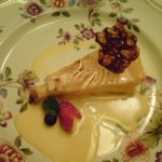 オザワ - 洋梨のカスタードケーキ