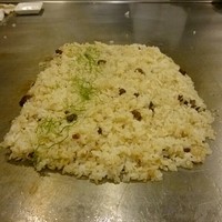 人形町今半 本店 - 炒めご飯完成間近