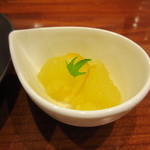 暁 製麺 - 柑橘系のジュレ